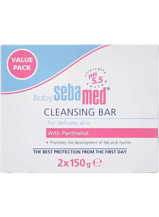 Sebamed Baby Cleansing Bar 150GMx2 (Value Pack) - Image 1